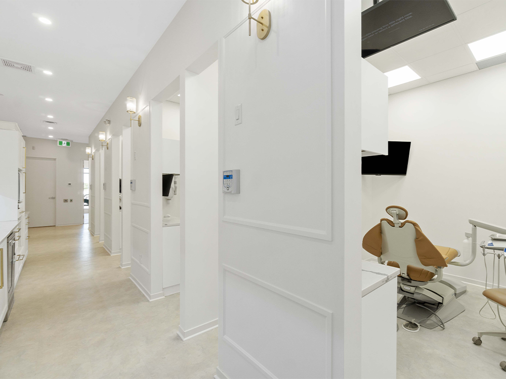 dental office hallway