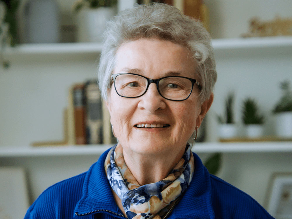 smiling elderly female patient of Barrhaven